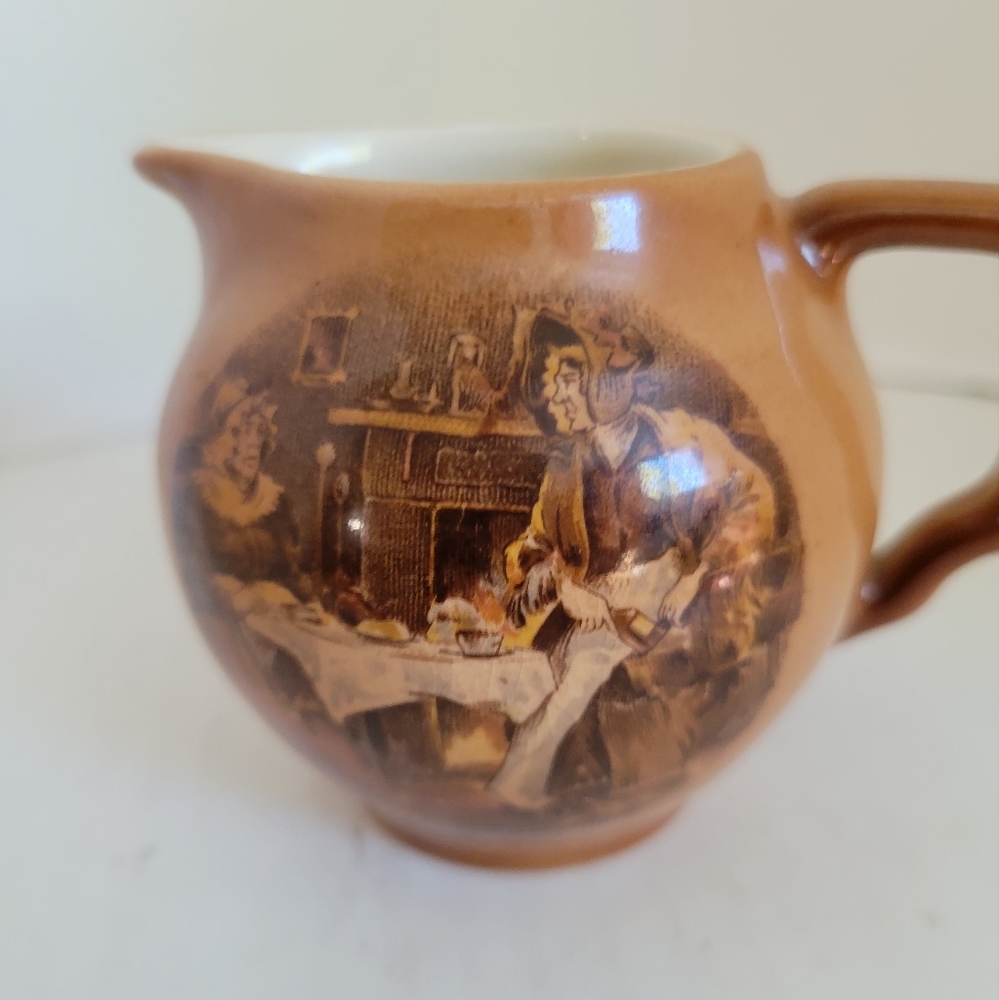 Vintage Lancaster & Sandland Creamer Dickens Ware Staffordshire England
